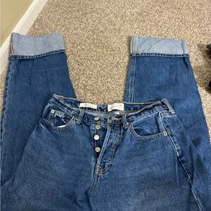 Universal Thread Dark Blue Boyfriend Jeans
